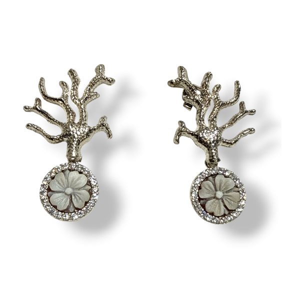 Orecchini Mandile 1922 Donna Cammei  in Argento Conchiglia 2KK53732 - 2KK53732